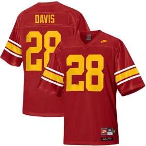  Nike USC Trojans #28 Anthony Davis Cardinal Greats and 