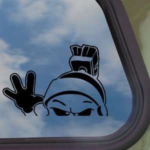   MARVIN MARTIAN Black Decal LOONEY TOONS Window Sticker