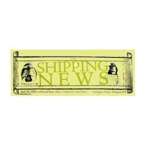  SHIPPING NEWS   Limited Edition Concert Poster   by 