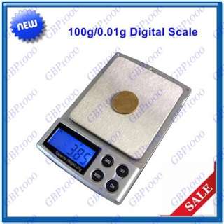 100g x 0.01g Gram Carat Grain Digital Jewelry Scale  