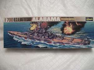 HASEGAWA 1/700 USS ALABAMA BATTLESHIP MODEL KIT  