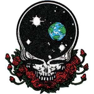  Grateful Dead Garcia Space your Face W/ Roses Embroidered 
