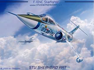 104 Starfighter   Print by Shepherd  