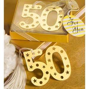  Shower / Wedding Favors  50th Anniversary Design Bookmark Favors 
