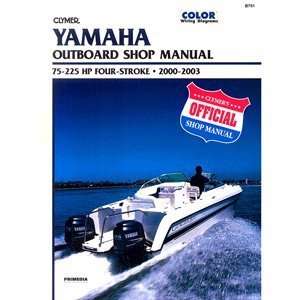  Clymer Yamaha 75 225 HP Four Stroke Outboards 2000 2004 