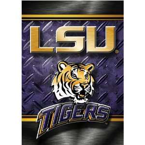 LSU Tigers NCAA Large Impressions Polyester Flag by New Creative 