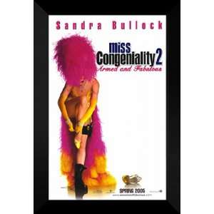  Miss Congeniality 2 Armed 27x40 FRAMED Movie Poster