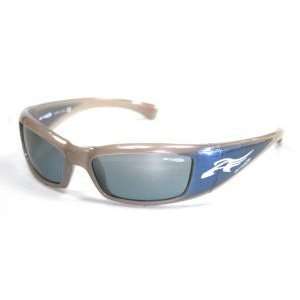  Arnette Sunglasses Rage Grey and Blue Navy with Silver 