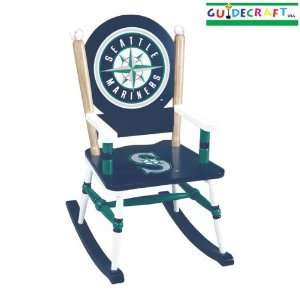  Guidecraft Major League Baseball?   Mariners Rocking Chair 