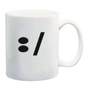  EMOTICON SKEPTICAL Mug Coffee Cup 11 oz 
