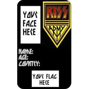  KISS ARMY PRESS PASS ID Card backstage ticket Office 
