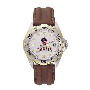  Anaheim Angels Mens MLB All Star Watch (Leather Band 