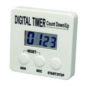   Count Up/Down Time and Pocket Clip, 2.6 Width x 2.8 Height 