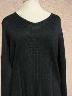 DKNY Made USA 100% Rayon Spring Sweater L  