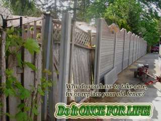 Precasting concrete/cement Fence broshure/home/garden  