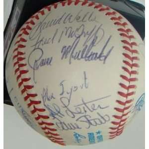 1989 Blue Jays Team 24 SIGNED Baseball AL CHAMPS JSA   Autographed 