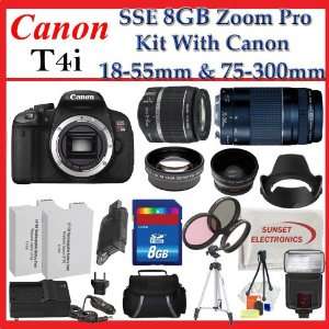  Canon EOS Rebel T4i Digital 18 MP CMOS SLR Cameras (650D 