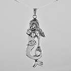 Silver 925 pendant & necklace of a virgo zodiac sign  