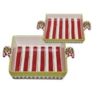  M. Bagwell Collection Simply Christmas Tray Set Kitchen 