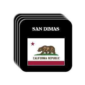  US State Flag   SAN DIMAS, California (CA) Set of 4 Mini 