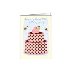  Birthday Party Invitations 70 Bees and Cake Card Toys 