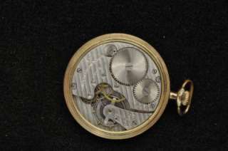 VINTAGE 16S INGERSOLL RELIANCE OPEN FACE POCKETWATCH ***  