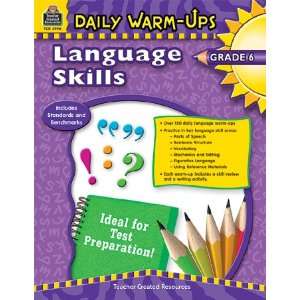  Daily Warm Ups Language Skills Gr 6 Toys & Games