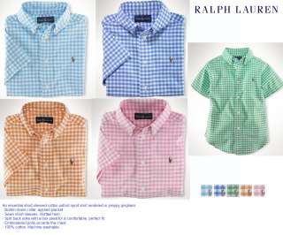 Boys RALPH LAUREN L/Sleeve stripe shirt 18mth 16yrs NEW  