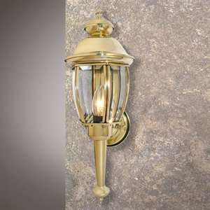  International 7722 10 Solid Brass Dome Top Outdoor Sconce 