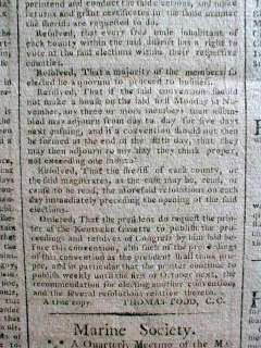 1788 New York City newspaper KENTUCKY separates from VIRGINIA to form 