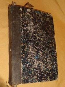 Antique 1859 German Hymnal Devotional Book  