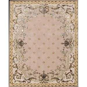  Nourison Beauvais BV02 Taupe 8 Round Area Rug