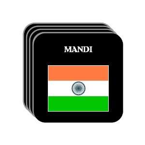  India   MANDI Set of 4 Mini Mousepad Coasters 