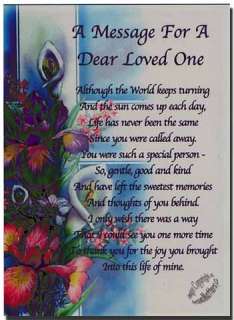 Grave Card   Dad Prayer   with Free Holder M118 5060131753171  