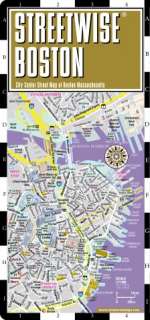 Streetwise Boston Map   Laminated City Center Street Map of Boston 