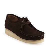 NEW IN BOX NIB CLARKS Womens Wallabees Low Boots Shoes Chocolate Suede 