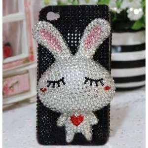 DIY Cell Phone Case 3D Bunny Bling Flatback Resin Cabochons Kawaii 