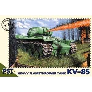  KV8S Soviet Heavy Flamethrower Tank WWII 1 72 PST Models 