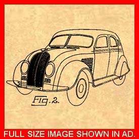 CHRYSLER AIRFLOW Automobile/Desoto   Breer 1934 #858  