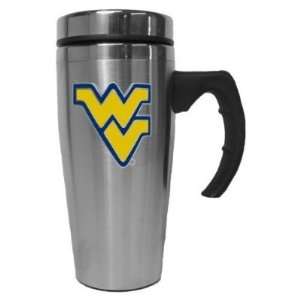  West Virginia Mountaineers Contemporary Travel Mug   NCAA 