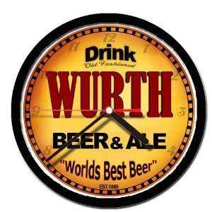  WURTH beer and ale cerveza wall clock 