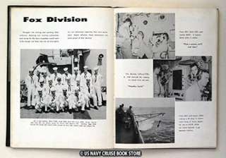 USS DEALEY DE 1006 MEDITERRANEAN CRUISE BOOK 1957 1958  