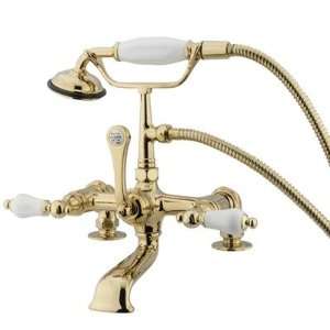  Hot Springs 7.375 x 10 Wall Mount Clawfoot Tub Filler 