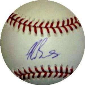 Alan Benes Signed Baseball 