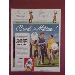  Gene Sarazan & Lew Worsham Golf Champions 1948 Camel 