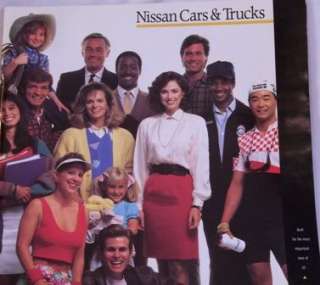 1989 89 Nissan full line original sales brochure  