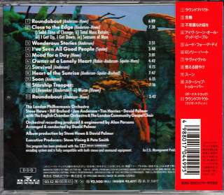Symphonic Music Of Yes 1993 JAPAN CD 1st Press W/ Obi Jon Anderson 