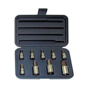 Wright Tool 360 3/8 & 1/2 Dr., 9 Pc. Hex Bit Metric Socket Set in a 