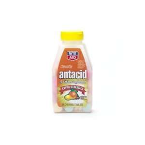 Rite Aid Chewable Antacid, Extra Strength Tablets, Assorted Fruit 96 