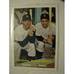   Topps Mickey Mantle Yogi Berra Yankees Insert #23